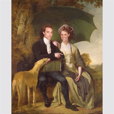 Personalized Masterpiece the Rev. and Mrs. Thomas Gisborne from Photos,by myDaVinci - myDaVinci